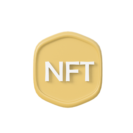 Símbolo nft  3D Icon