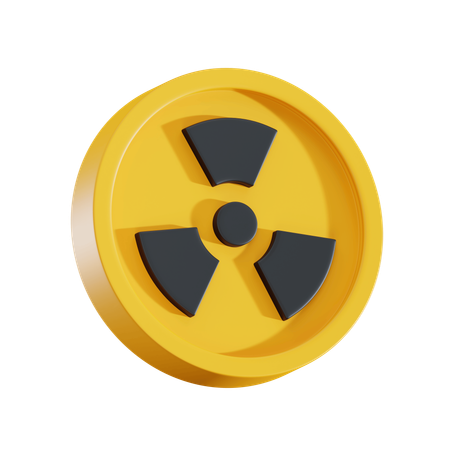 Símbolo nuclear  3D Icon