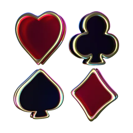 Simbolos de cartas  3D Icon