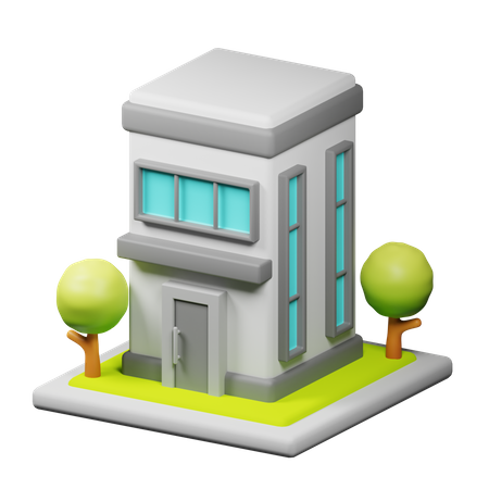 Bureau simple  3D Icon