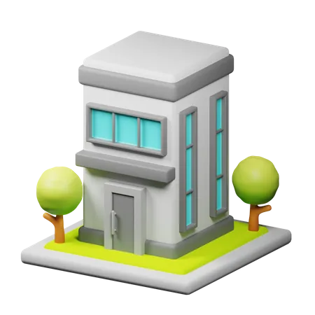 Bureau simple  3D Icon