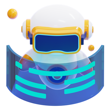 Simulação de robô  3D Icon