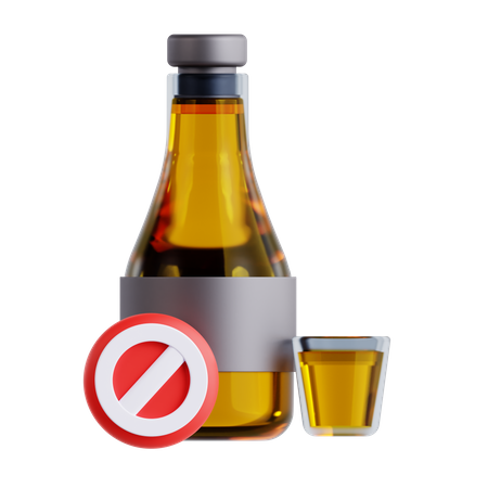 Pero el alcohol  3D Icon