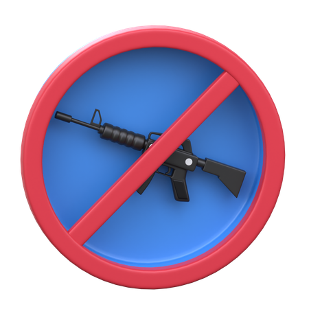 Ningún arma  3D Icon