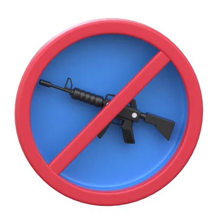 Ningún arma  3D Icon