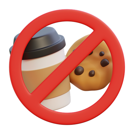 Sin café  3D Icon