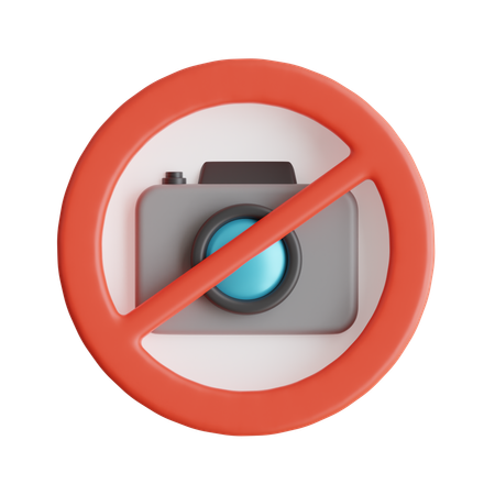 No Camaras  3D Icon