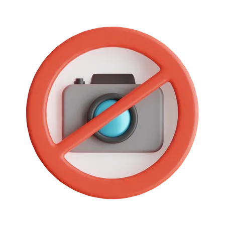 No Camaras  3D Icon