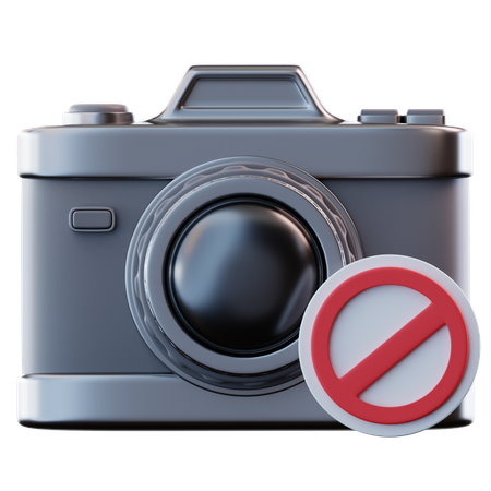 No Camaras  3D Icon