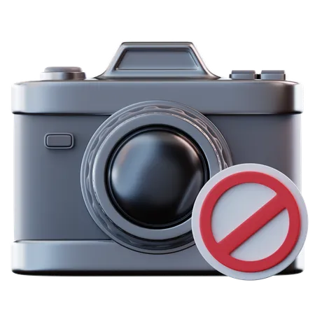 No Camaras  3D Icon