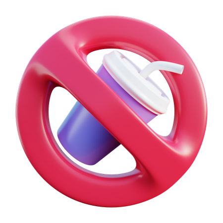 Sin refresco  3D Icon