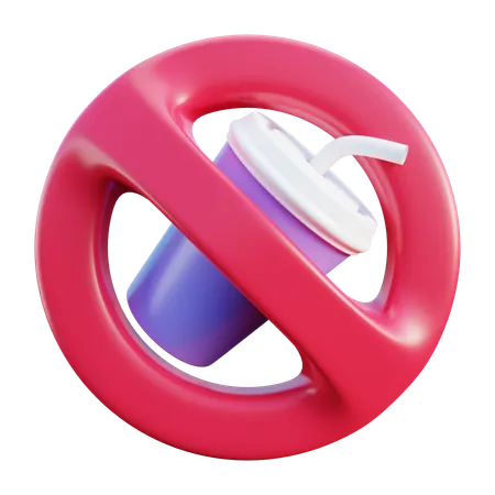 Sin refresco  3D Icon