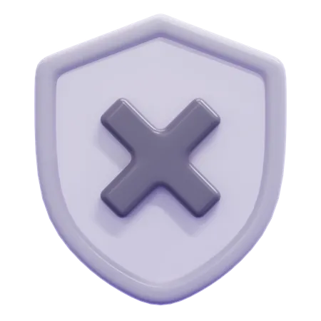 Sin seguridad  3D Icon