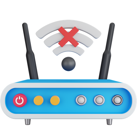 Sin señal wifi  3D Icon