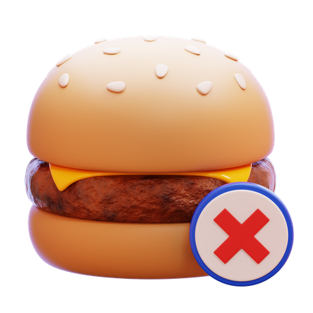 Sin bocadillos  3D Icon