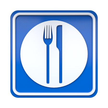 Sinal de comida  3D Icon