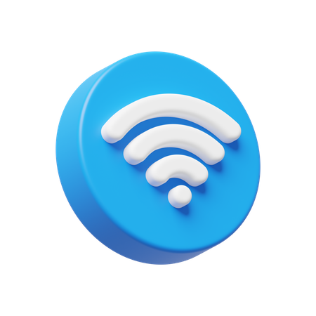 Sinal de conexão wi-fi  3D Icon