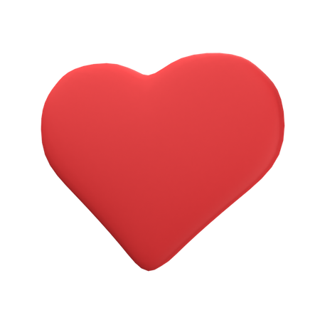 Sinal de coração  3D Icon