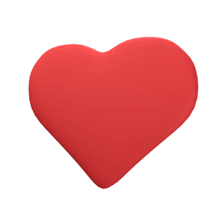 Sinal de coração  3D Icon