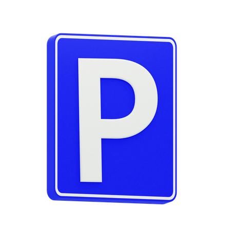 Sinal de estacionamento  3D Icon