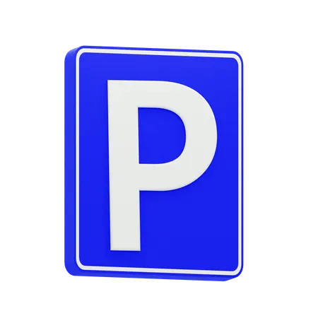 Sinal de estacionamento  3D Icon