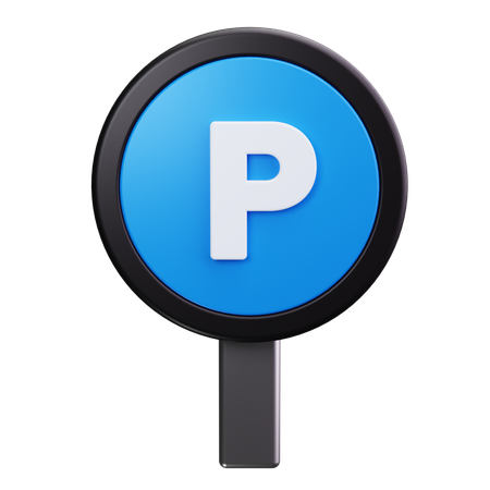 Sinal de estacionamento  3D Icon