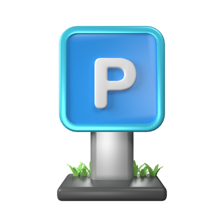 Sinal de estacionamento  3D Icon