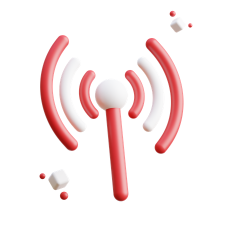 Sinal de internet  3D Icon