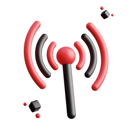 Sinal de internet  3D Icon