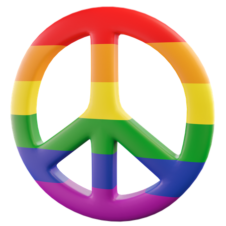 Sinal de paz  3D Icon