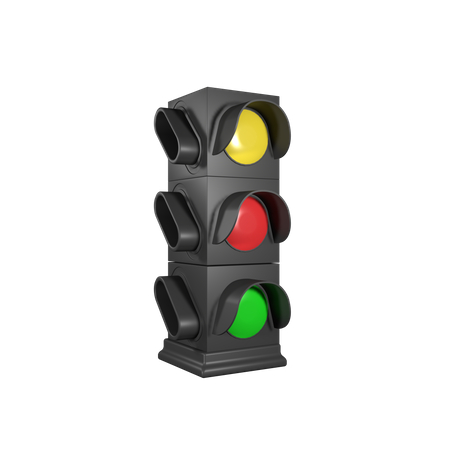 Sinal de semáforo  3D Icon