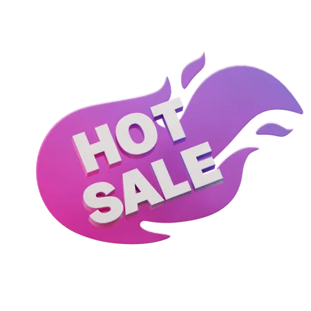 Sinal de venda quente  3D Icon