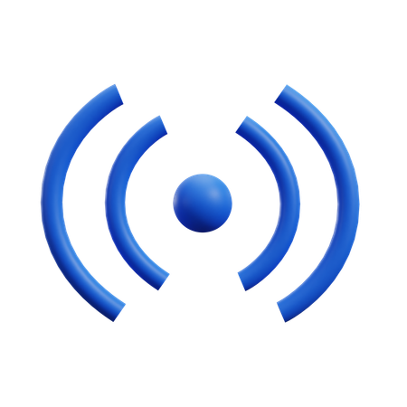 Sinal wi-fi  3D Icon