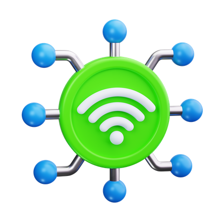 Sinal wi-fi  3D Icon