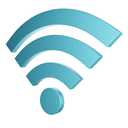 Sinal wi-fi  3D Icon