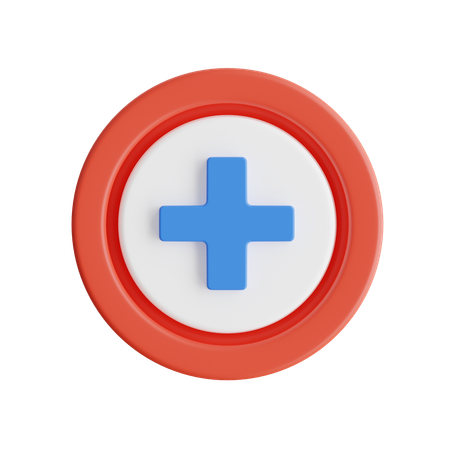 Sinal hospitalar  3D Icon