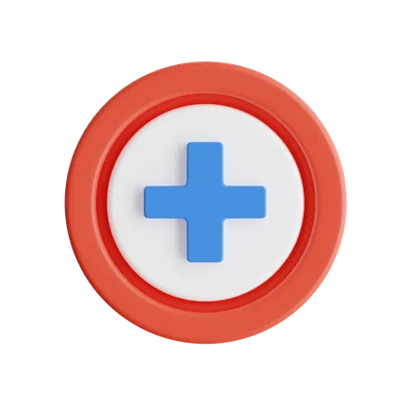 Sinal hospitalar  3D Icon