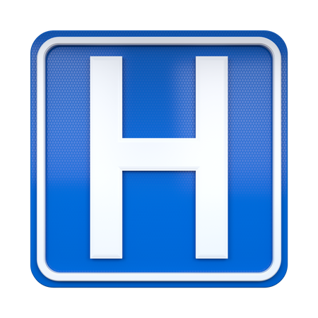 Sinal hospitalar  3D Icon