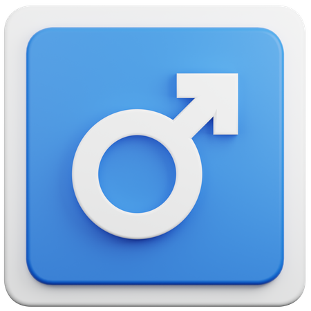 Signo masculino  3D Icon