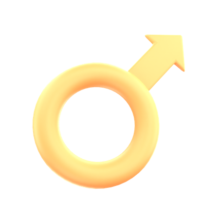 Signo masculino  3D Icon