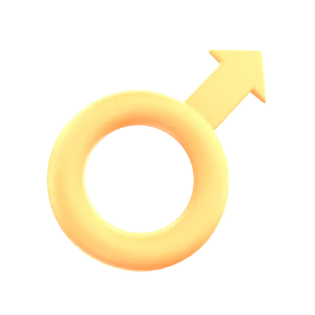 Signo masculino  3D Icon