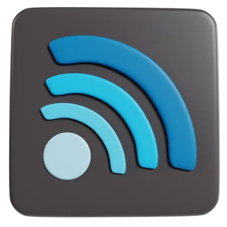 Sinal wi-fi  3D Icon