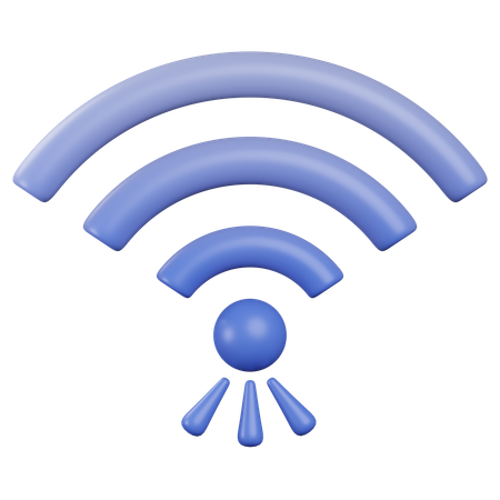 Sinal wi-fi  3D Icon