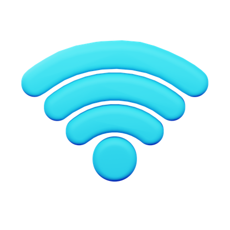 Sinal de wi-fi  3D Icon