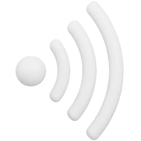 Sinal wi-fi  3D Icon