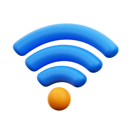 Sinal wi-fi  3D Icon