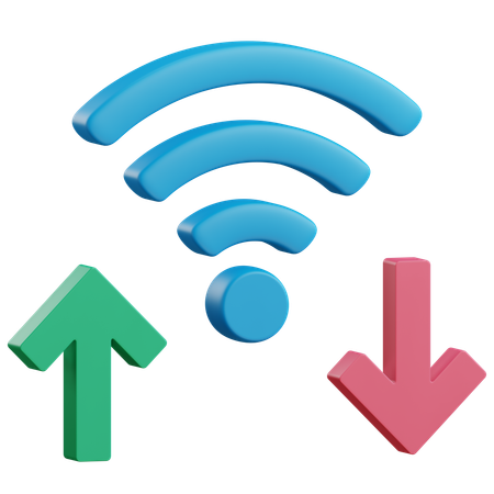 Sinal wi-fi  3D Icon