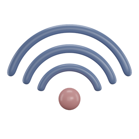 Sinal wi-fi  3D Icon