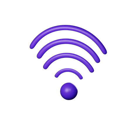 Sinal wi-fi  3D Icon