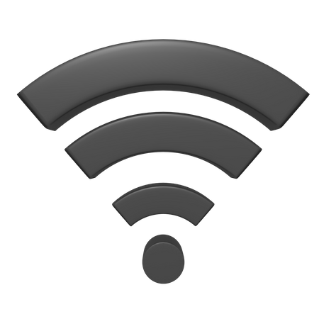 Sinal wi-fi  3D Icon